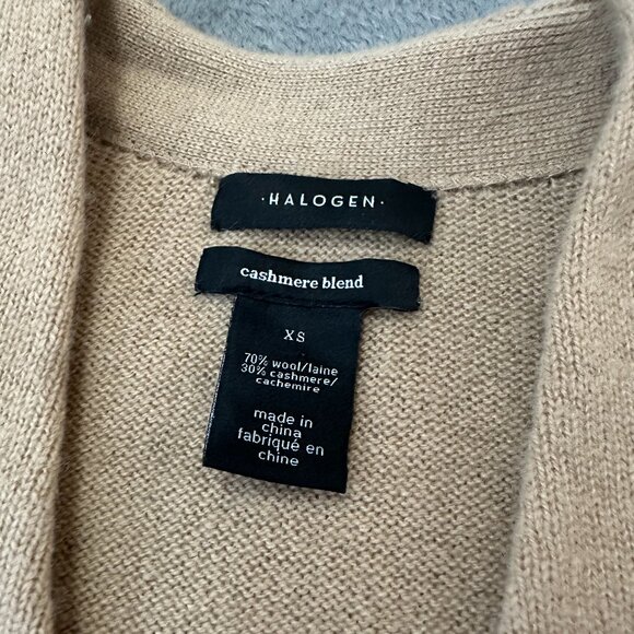 Halogen Wool Cashmere Sweater Long Cardigan Women's XS - Picture 4 of 7